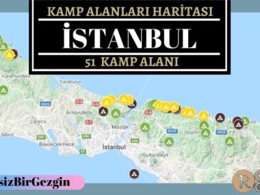 İstanbul Ücretli ve Ücretsiz Kamp Alanları Haritası