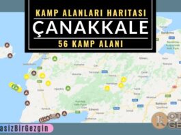 17-Çanakkale-Ücretli-ve-Ücretsiz-Kamp-Alanları-Harita