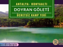 Doyran-Göleti-Kamp-Alanı-Antalya-Ücretsiz-Kamp-Alanları