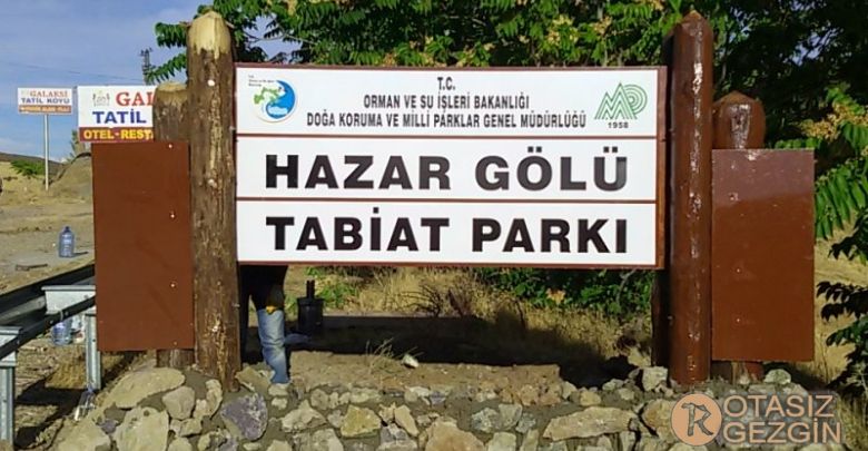 2- Hazar Gölü Tabiat Parkı Kamp Alanı