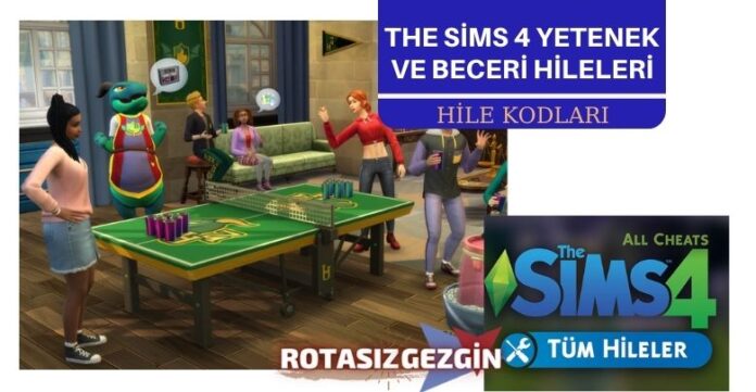 The Sims 4 Yetenek ve Beceri Hileleri Skill Cheats